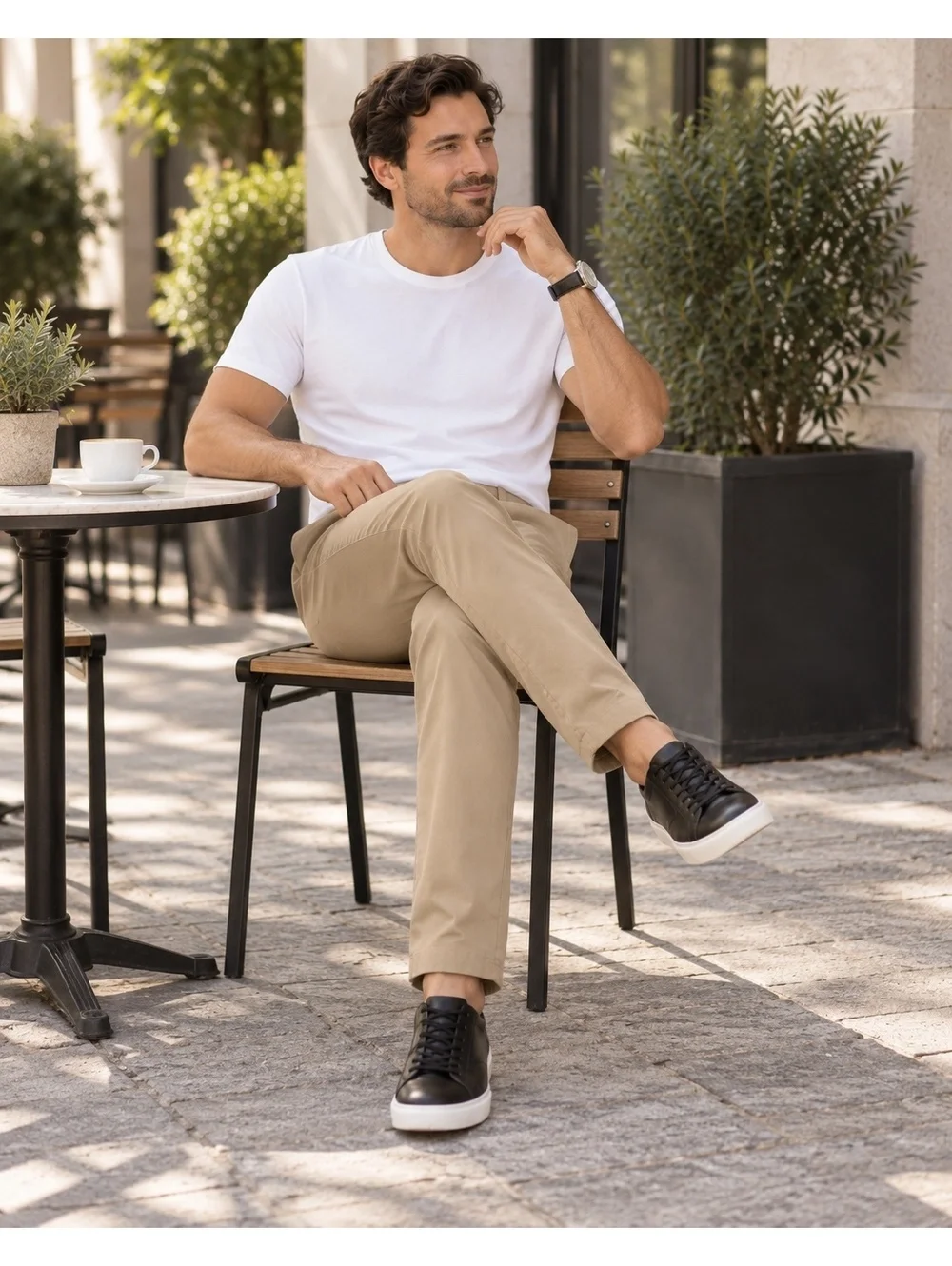 J.Crew Men's Classic Fit Khaki Pants 40W 100% Cotton Beige Casual Chino